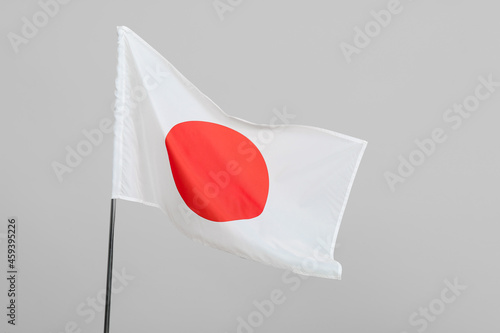 Free Download Flag of Japan on grey background - GFXLoad