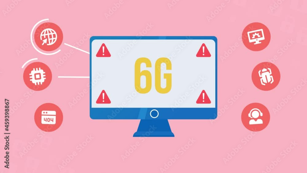 Internet, business, Technology and network concept. The concept of 6G network, high-speed mobile Internet, new generation networks.