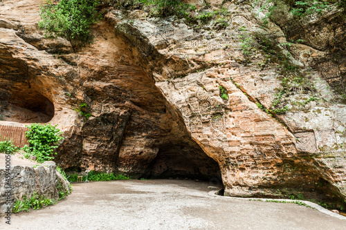 Gutmanis cave is an ancient landmark in Latvia