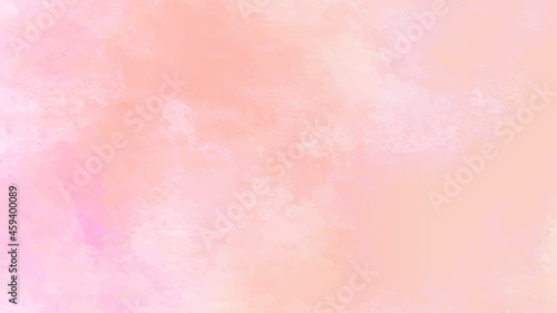 Pink ink and watercolor textures on white paper background. Paint leaks and ombre effects. Hand painted abstract image.