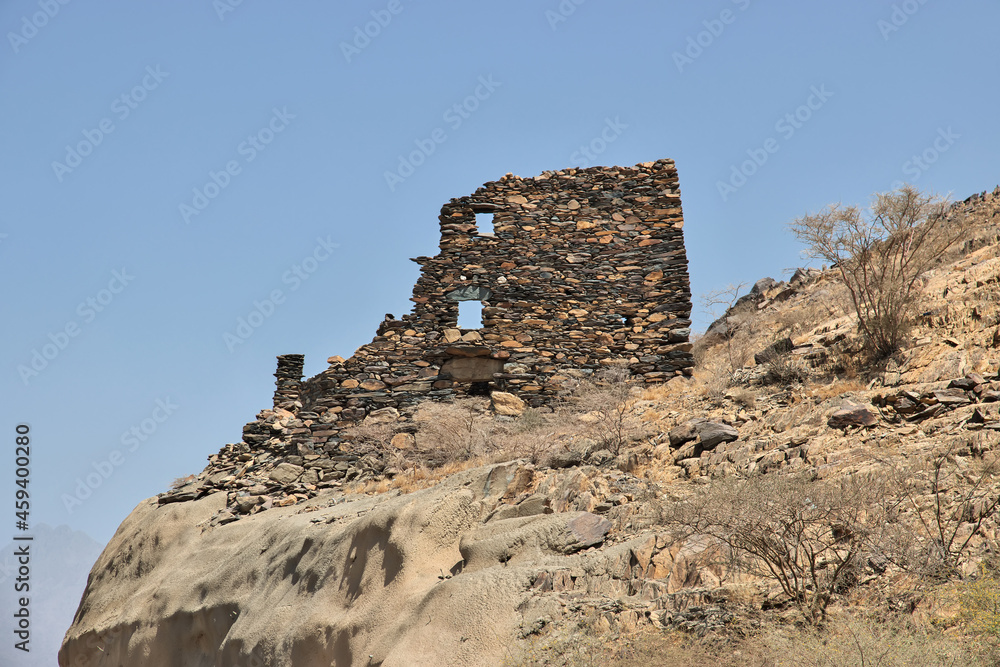 The old fort close Al Bahah, Saudi Arabia