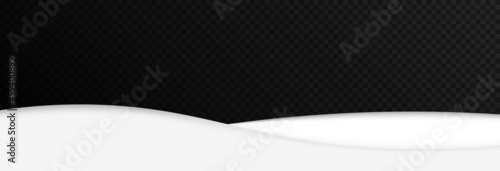 Vector snowy land on isolated transparent background. Snowdrift PNG, winter, winter landscape, PNG. Christmas background.