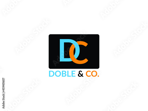Foto Initial DC letter D technology IT combination D.eps