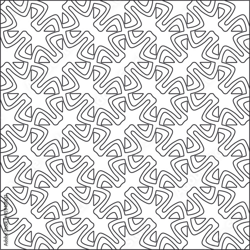 Design monochrome grating pattern black and white patterns.Repeating geometric tiles from striped elements. black otnament.