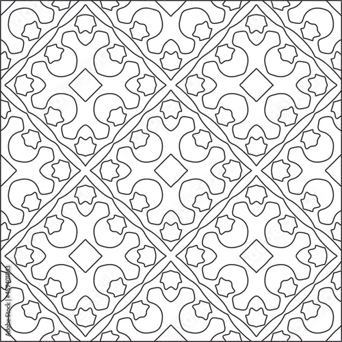 Design monochrome grating pattern,black and white patterns.Repeating geometric tiles from striped elements. black otnament.