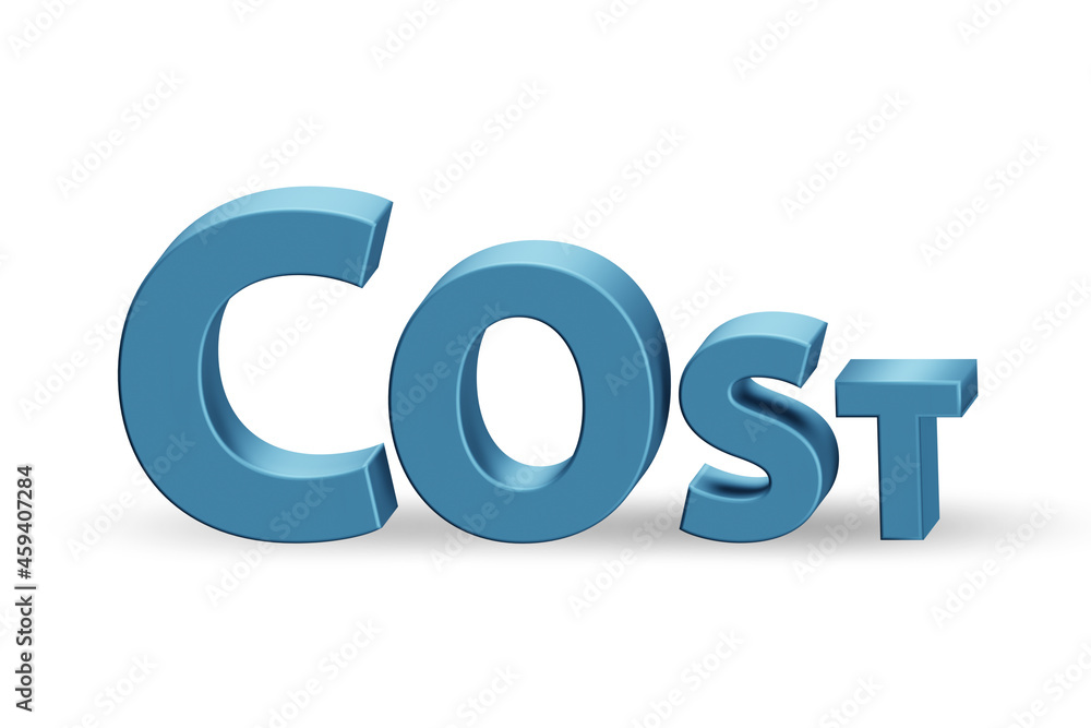 Cost optimisation concept with falling costs Cost optimisation concept with falling costs
