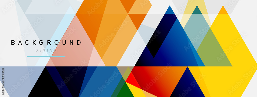 Mosaic triangles geometric background. Techno or business concept, pattern for wallpaper, banner, background, landing page Mosaic triangles geometric background. Techno or business concept, pattern for wallpaper, banner, background, landing page