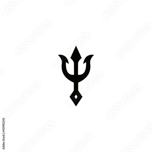 trident design logo vector illustration
