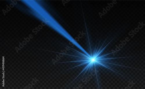 Abstract laser beam