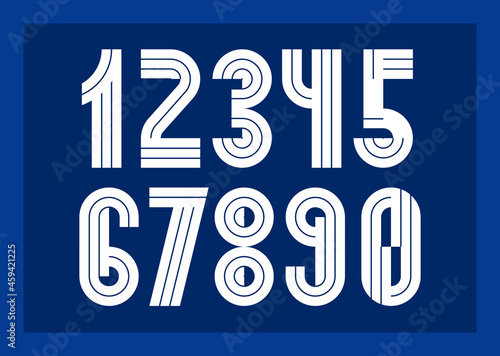 Geometric numbers set, vect...