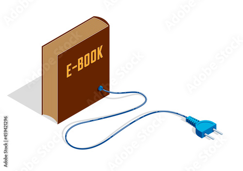 Online reading concept book...