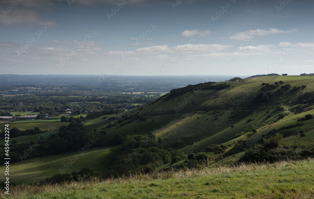 Ditchling beacon on the South Downs Ditchling beacon on the South Downs