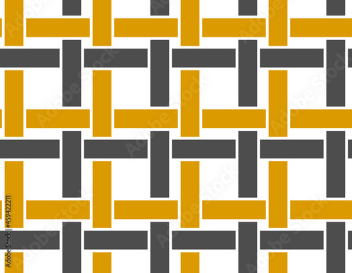 Metal lattice seamless vector background, grid background mesh lines, geometric lined wallpaper design, textile or wrapping paper.