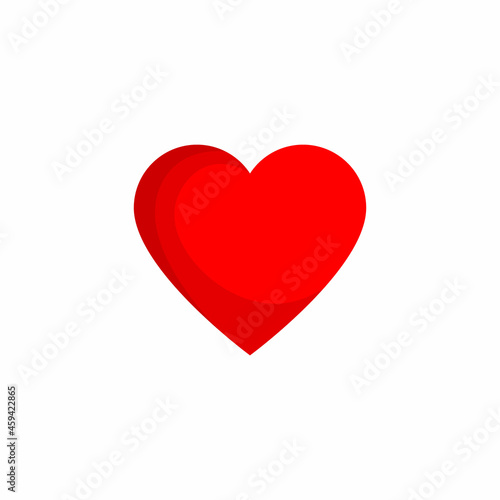 Heart love style icon. Vector illustration. Free Download Heart love style icon. Vector illustration. - GFXLoad