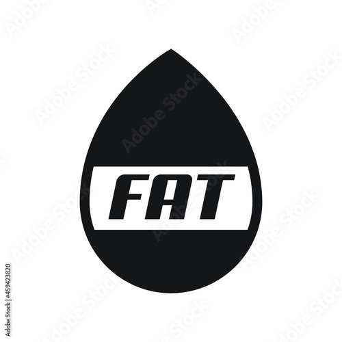 Fatty acid icon design vector illustration