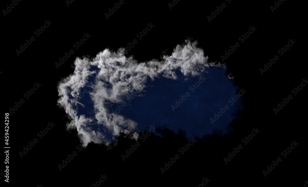 lone night grey cloud on black isolated - computer generated nature 3D illustration lone night grey cloud on black isolated - computer generated nature 3D illustration