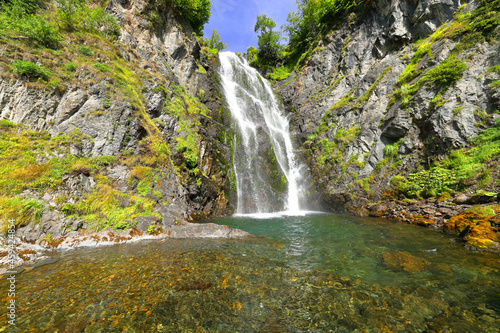 Saut deth Pish waterfall in spain photo