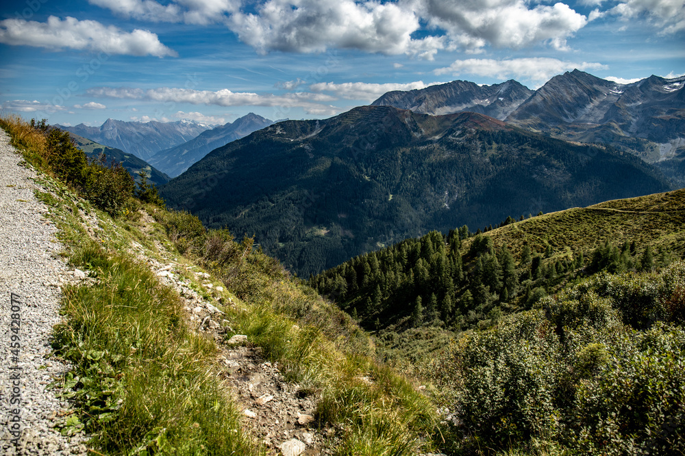 Mountains road for tourist Mountains road for tourist