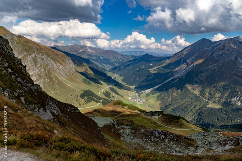 Panoramic view on Alps from Tuxer Joch © Stanislav