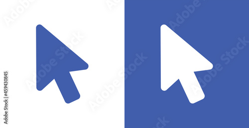 Cursor icon. Computer mouse, cursor arrow icon vector illustration.