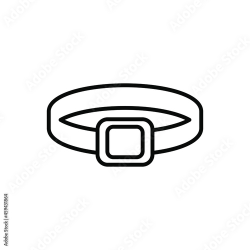 Ring icon vector. jewel illustration sign. bijouterie symbol or logo.