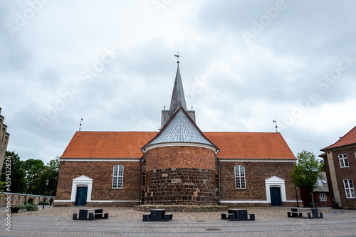 church in varde, denmark photo