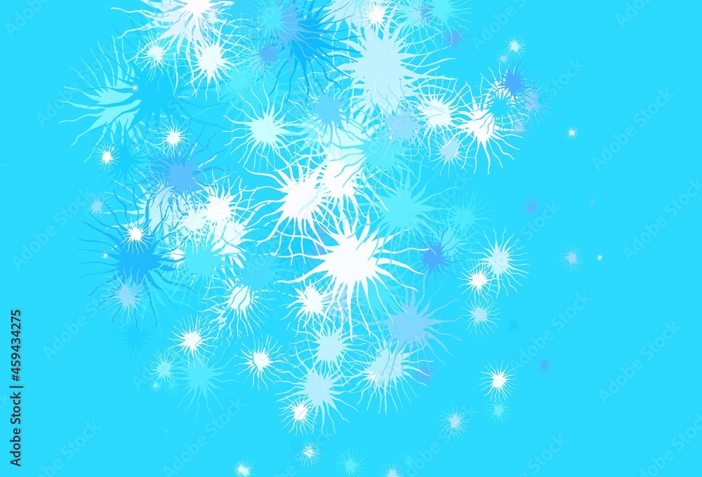 Light BLUE vector texture with abstract forms. Light BLUE vector texture with abstract forms.