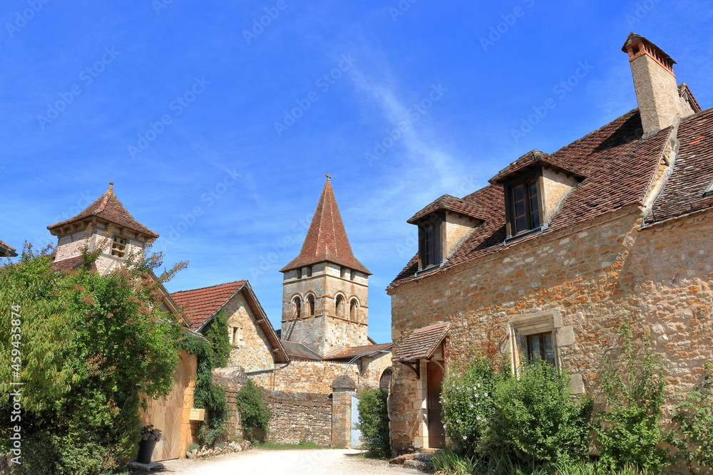 Obraz premium Carennac (Lot, Dordogne), declared one of the most beautiful villages in France.
