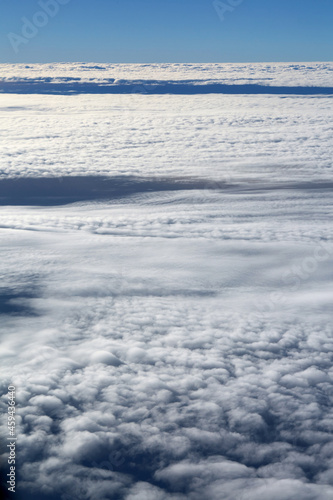 Clouds background  at high altitude
