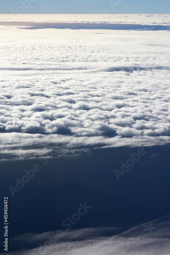 Clouds background  at high altitude