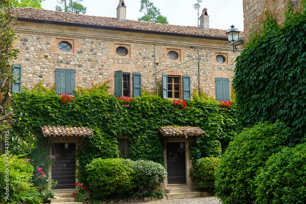 Historic village at Rivalta Trebbia, Piacenza