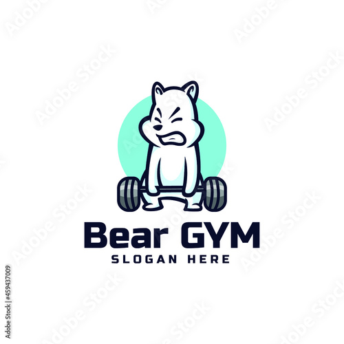 Gym logo design template