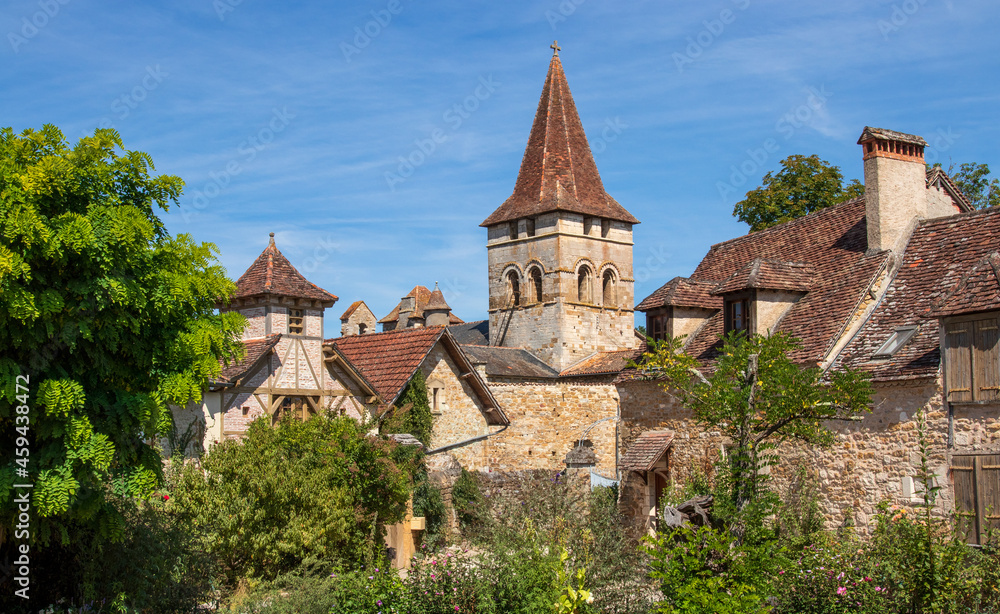 Carennac (Lot, Dordogne), declared one of the most beautiful villages in France.