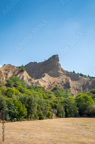 Gallipoli Sphinx shaped hill landscape in Turkey - a famous battle sight during the Gallipoli Campaign in the First World War. 