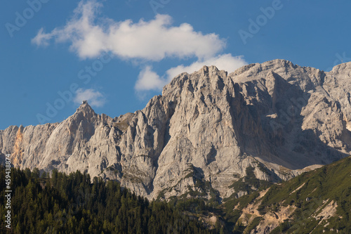 View of the Dachstein massif in Styria, Austria