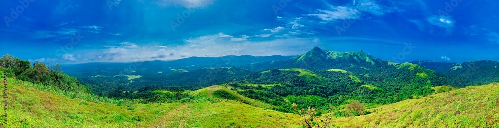 panorama view of mountains