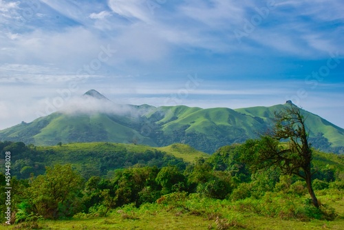 Mountains in the Western Ghats of South India