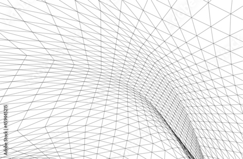 Fototapeta Naklejka Na Ścianę i Meble -  abstract geometric design digital drawing