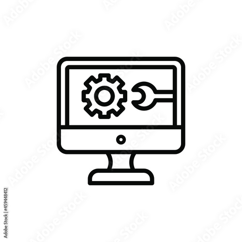 IT help desk customer support vector