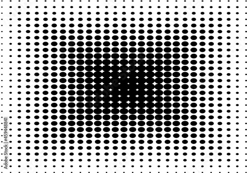 Fondo de muchos puntos negros con volumen.