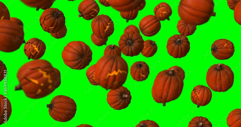 flashing pumpkin rain falling slow motion flashing pumpkin rain falling slow motion