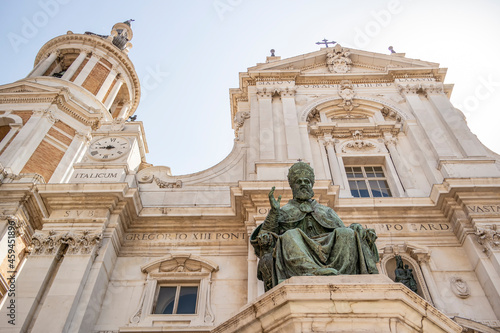 View on the Sanctuary of the Madonna of Loreto, Marche - Italy photo