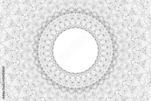 Quantum innovation digital concept. Technology abstract flowing wave lines. Modern design element for technology, science. Artificial intelligence. Big Data. Deep learning.