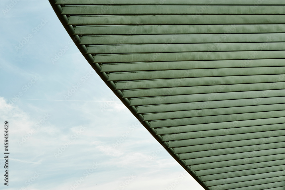 Fototapeta premium Particolare di strutture architettoniche di copertura di edifici