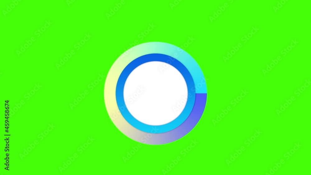 loading page animation, rotating round with gradation, loading video. green screen. motion loading page animation, rotating round with gradation, loading video. green screen. motion