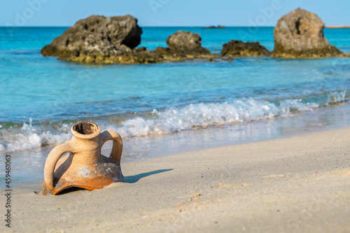 Fototapeta Naklejka Na Ścianę i Meble -  Clay Amphora. Greece