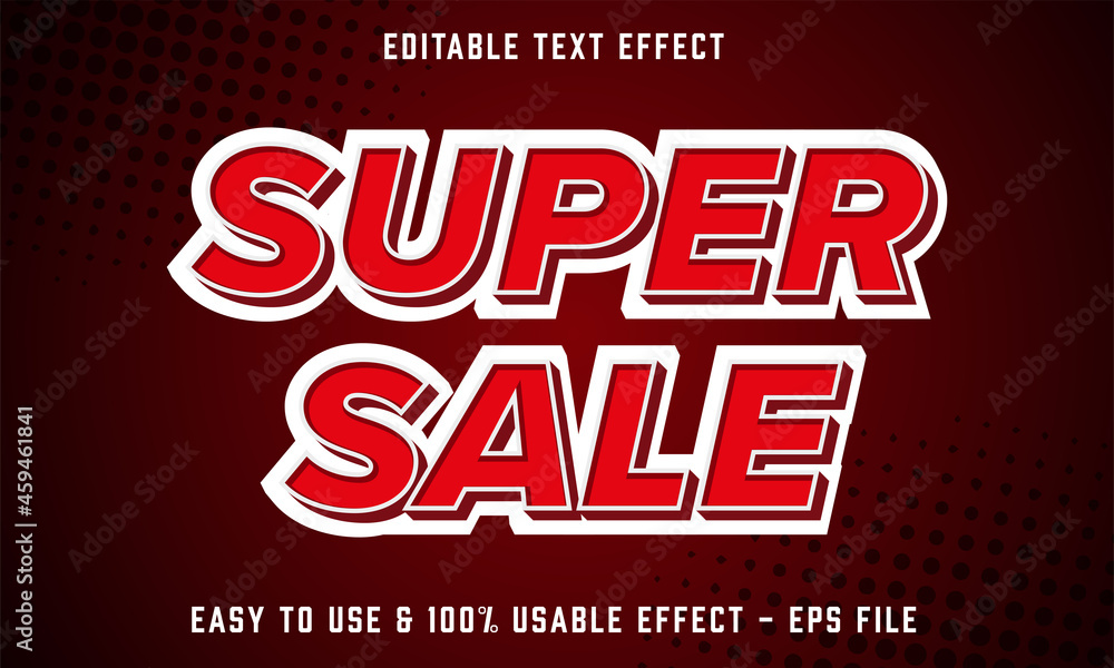 super sale editable text effect template with abstract style use for business brand and store campaign super sale editable text effect template with abstract style use for business brand and store campaign