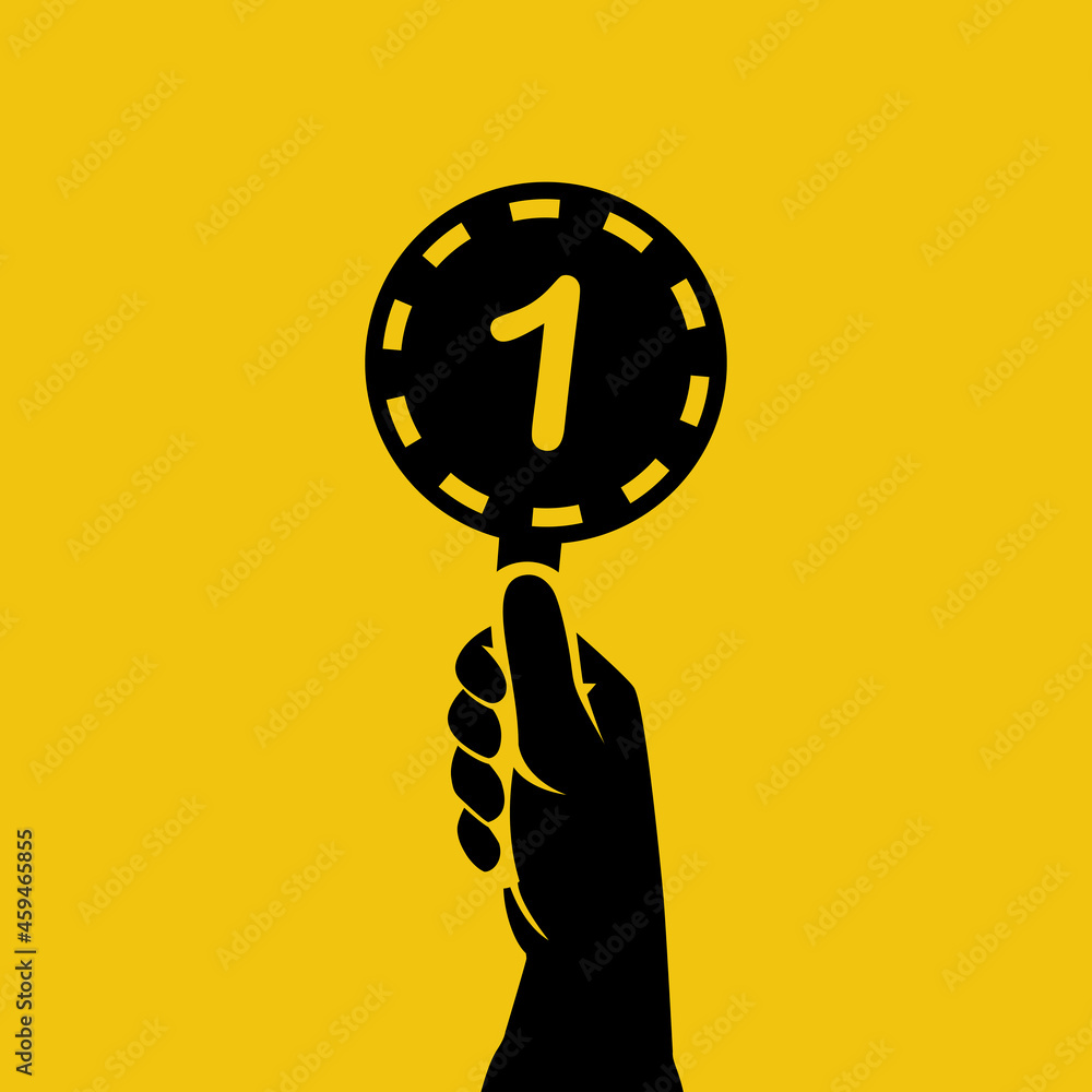 Score Card 1 Number Table Digit Rating On A Scorecard Human Hand score-card-1-number-table-digit-rating-on-a-scorecard-human-hand