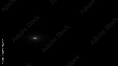 Wallpaper Mural Lens moving from left to right on black background 4k footage Torontodigital.ca