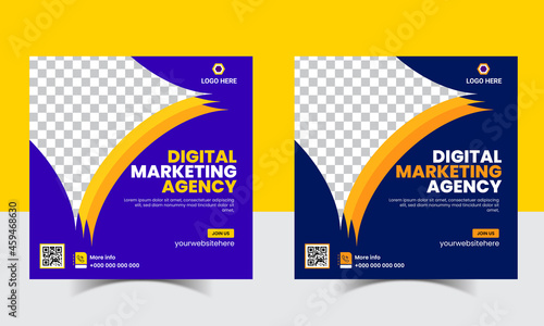 Eye-Catchy Professional Social media poster post banner Ads design for multipurpose  photo